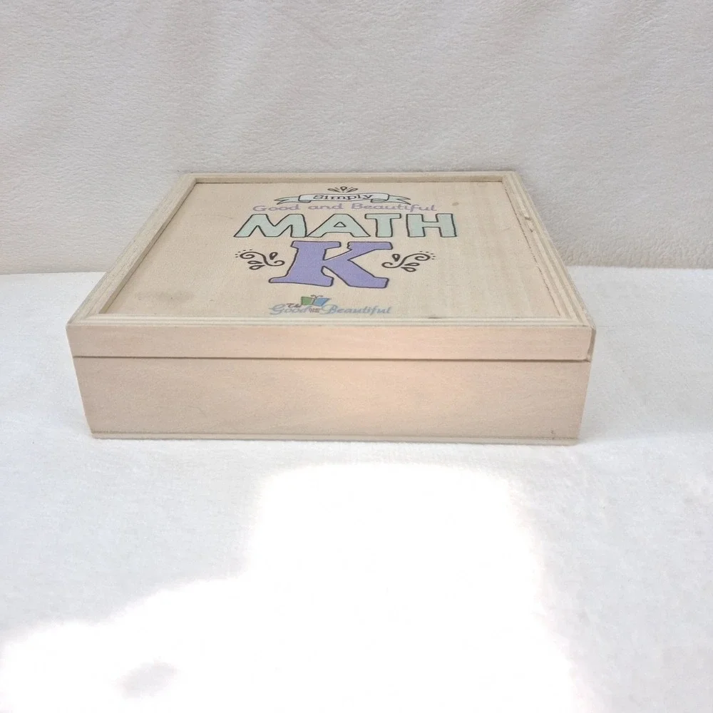 The Good and the Beautiful Math Kindergarten Wooden Box *INCOMPLETE*
